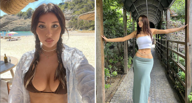 Aussie influencer takes racy underboob trend to new heights - Yahoo Sport