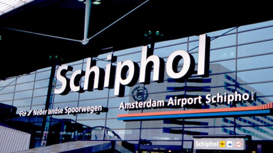 荷蘭阿姆斯特丹的史基浦機場資料照片