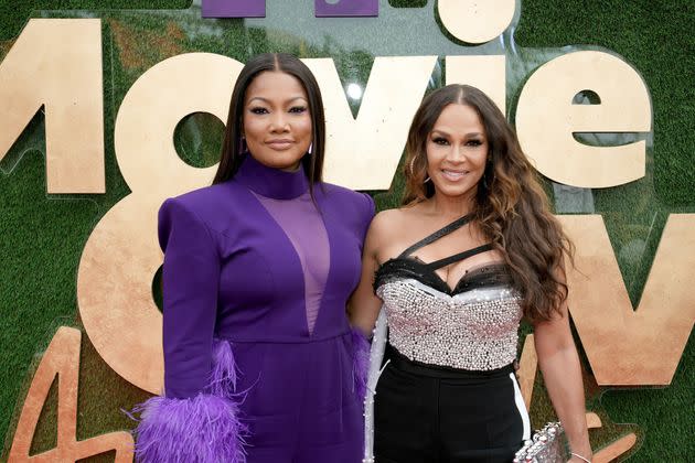 Garcelle Beauvais, left, and Zampino attend the 2022 MTV Movie & TV Awards (Unscripted) in Santa Monica. (Photo: Jeff Kravitz via Getty Images)