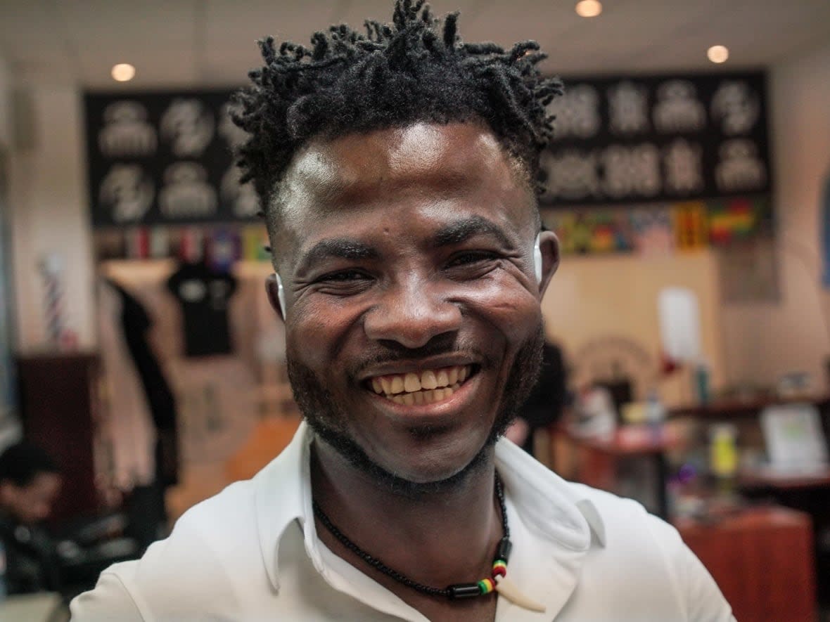 Yaw Antwi-Adjei has been named one of CBC's Black Changemakers for his entrepreneurial ventures, involvement in sports and community building. (John Pike/CBC - image credit)