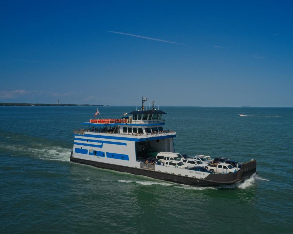 The newest Lake Erie Island Ferry, the Mary Ann Market.