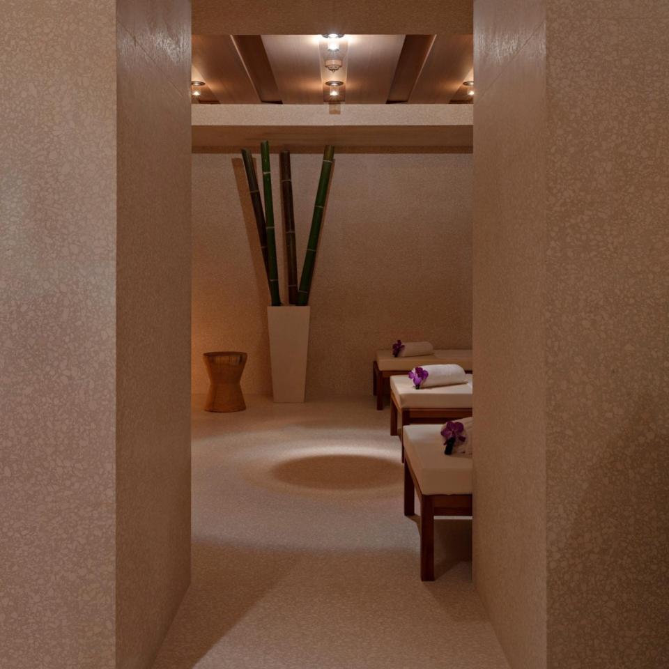 Relaxation room at the Akasha spa 