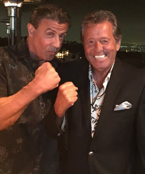 Sylvester Stallone and Pesce - Credit: Copurtesy of Tammy Scher