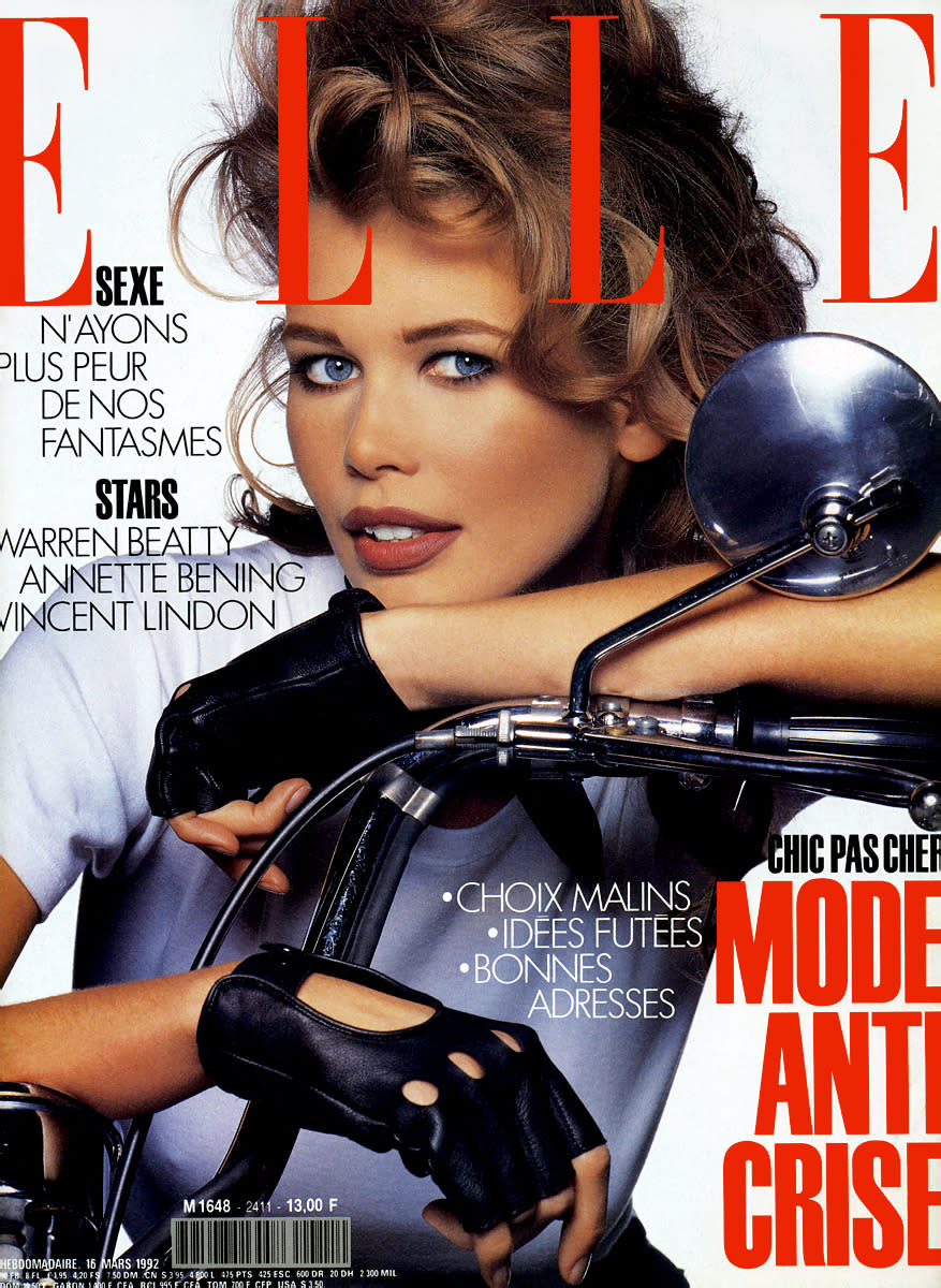 Claudia Schiffer for Elle France, 1992