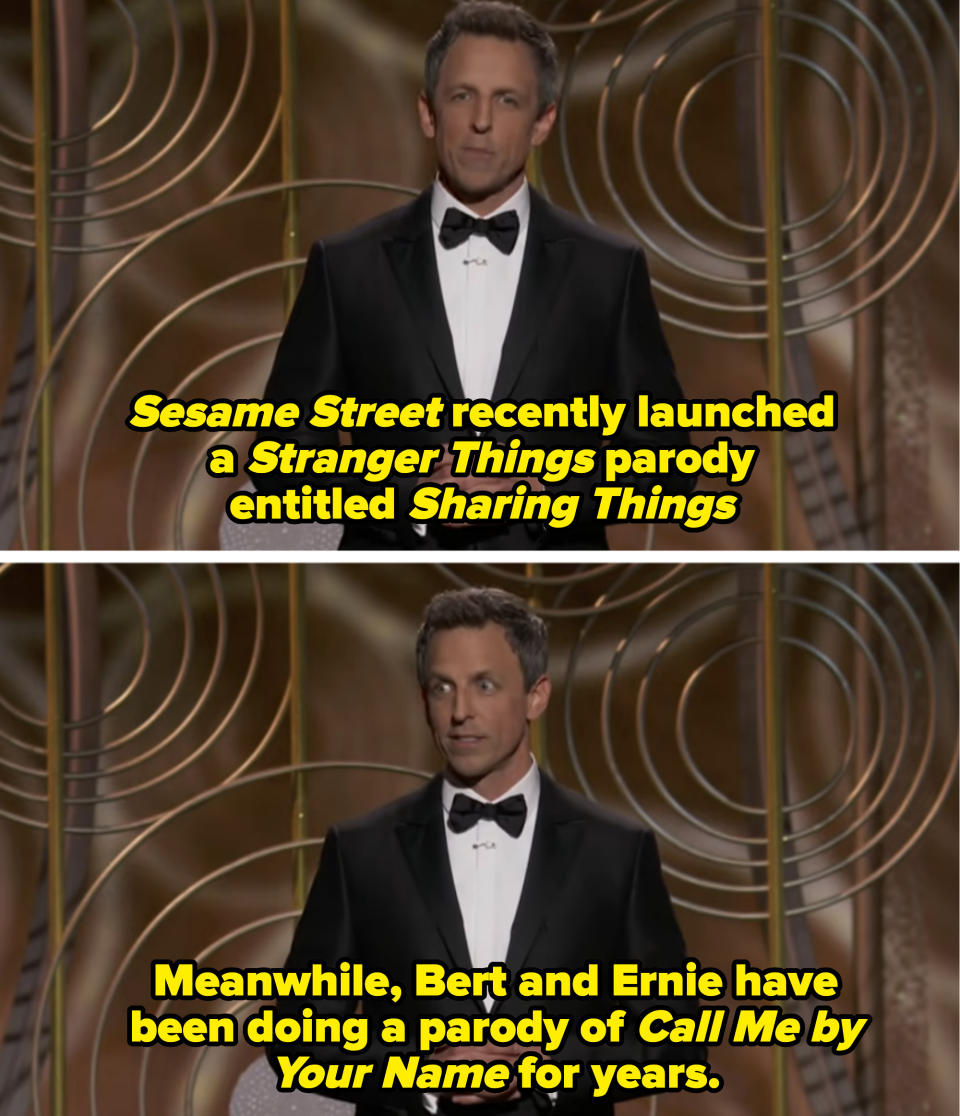 Seth Meyers onstage