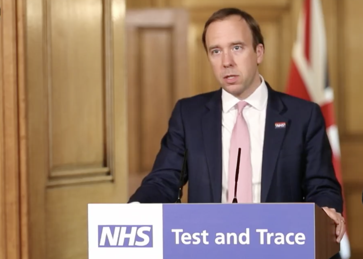 The NHS Test and Trace scheme has got off to a difficult start, amid reports of technical issues and a lack of work for tracers. (@10DowningStreet/Twitter)