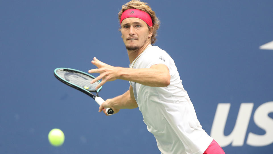 Alexander Zverev, pictured here in action against Dominic Thiem in the US Open final.