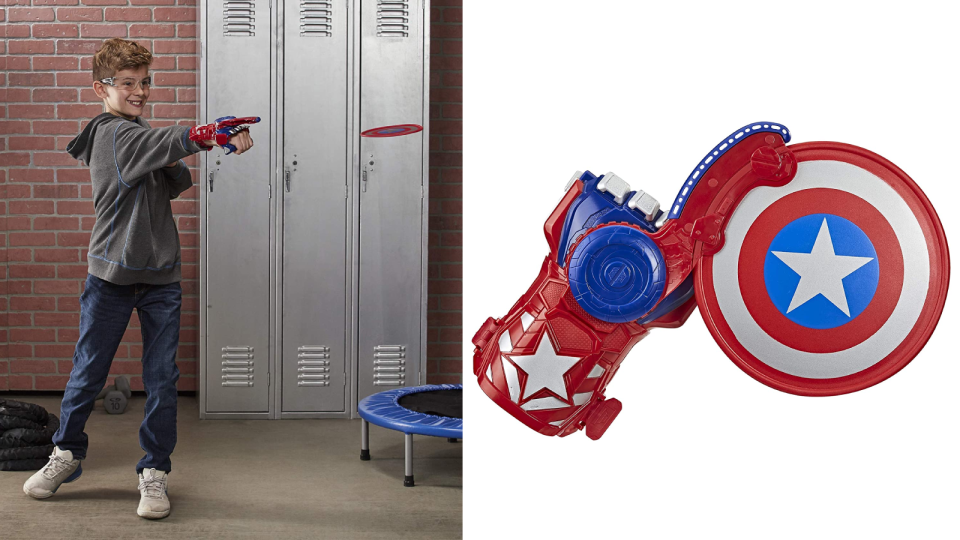 Best Marvel toys: Captain America Nerf Shield Sling.