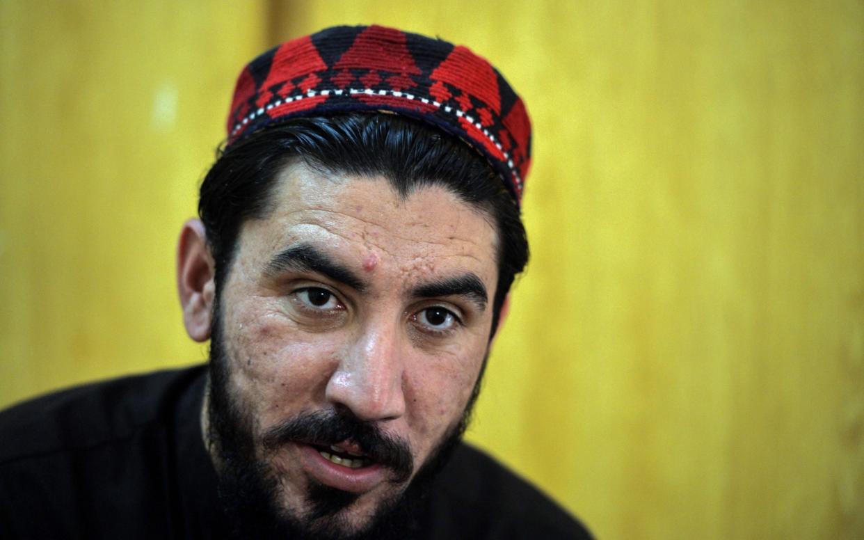 Manzoor Pashteen was arrested on charges including conspiracy - AFP