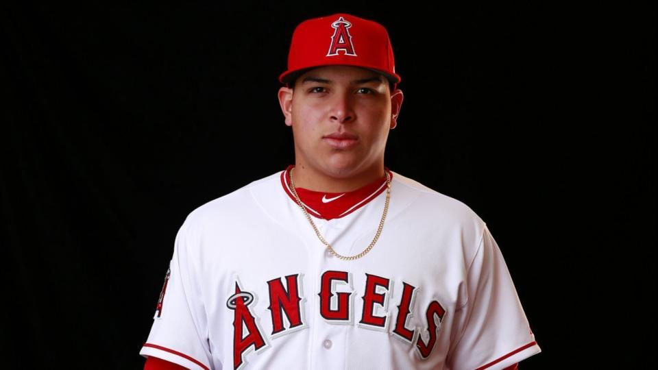 Angels pitcher Jose Suarez.