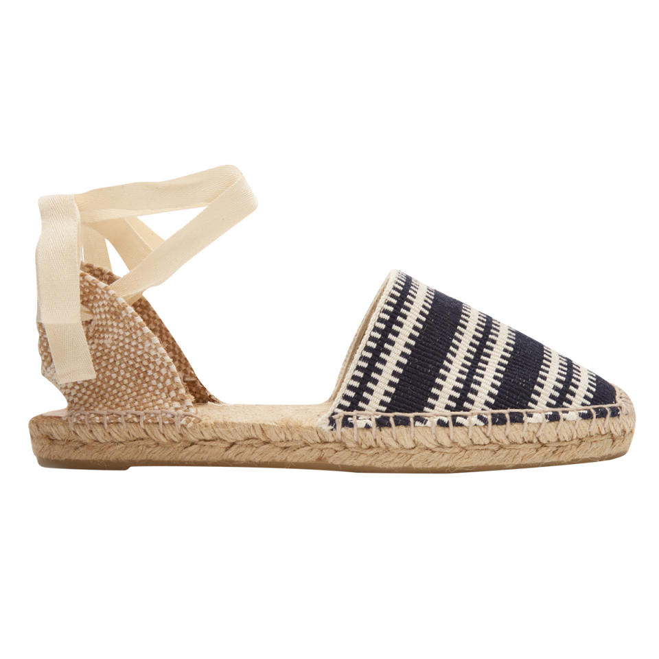 CASTAÑER Kitty striped canvas espadrilles