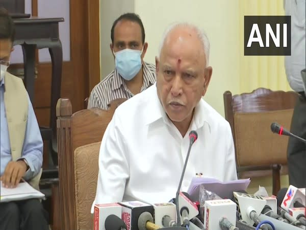 Karnataka Chief Minister, BS Yediyurappa (Photo/ANI)