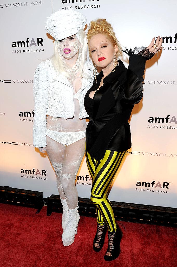 Lady Gaga Lauper amfARNY