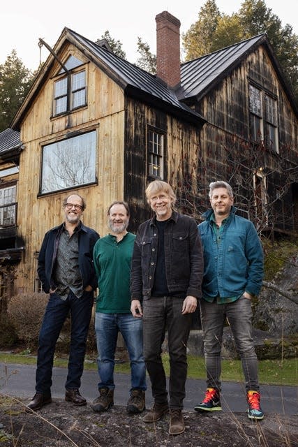 Phish (from left) - Page McConnell, Jon Fishman, Trey Anastasio and Mike Gordon - will be the second act to place the new Las Vegas Sphere.