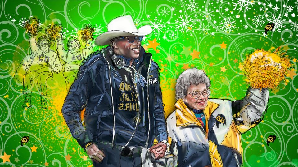 Colorado Buffaloes superfan Peggy Coppom, age 99, had an extraordinary year after forming an unlikely friendship with football coach Deion Sanders.