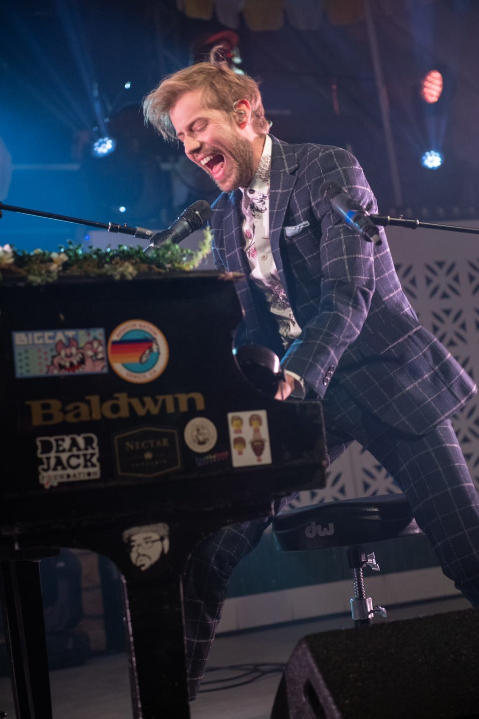 Andrew McMahon performs in 2019 at Stubb's Waller Creek Amphitheater.