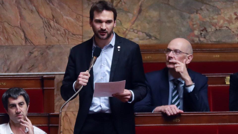 Le député de la France insoumise, Ugo Bernalicis, pendant une séance de questions au gouvernement  (Photo d'illustration) - AFP