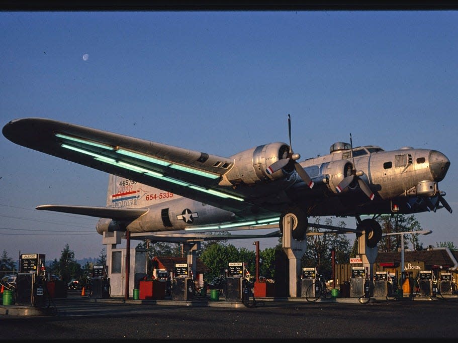 Bomber gas station