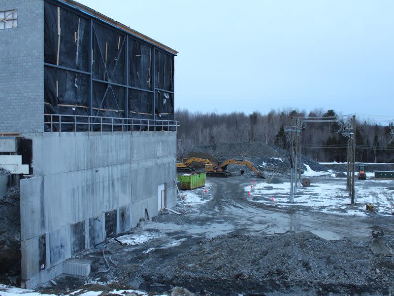 Bitfarms' bomb-proof, under construction, mining facility 