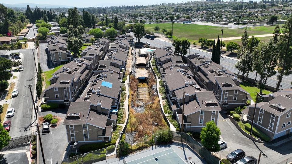 A housing complex in La Habra