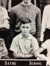 <p>"#ThrowbackThursday: My school photo in 1939. #tbt"</p>