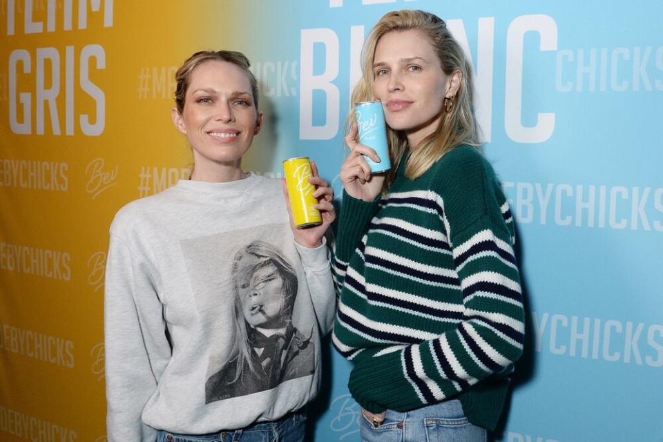 Sara and Erin Foster Celebrate the Launch of Bev Sauv Blanc and Pinot Grigio on Thursday, February 6th in LA 