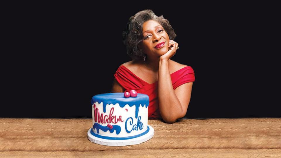 Two bakers will join writer/performer Dasha Kelly Hamilton onstage for “Makin’ Cake” on Feb. 3 at the Polsky Theatre, but the show also will explore history, race, culture and more. Midwest Trust Center