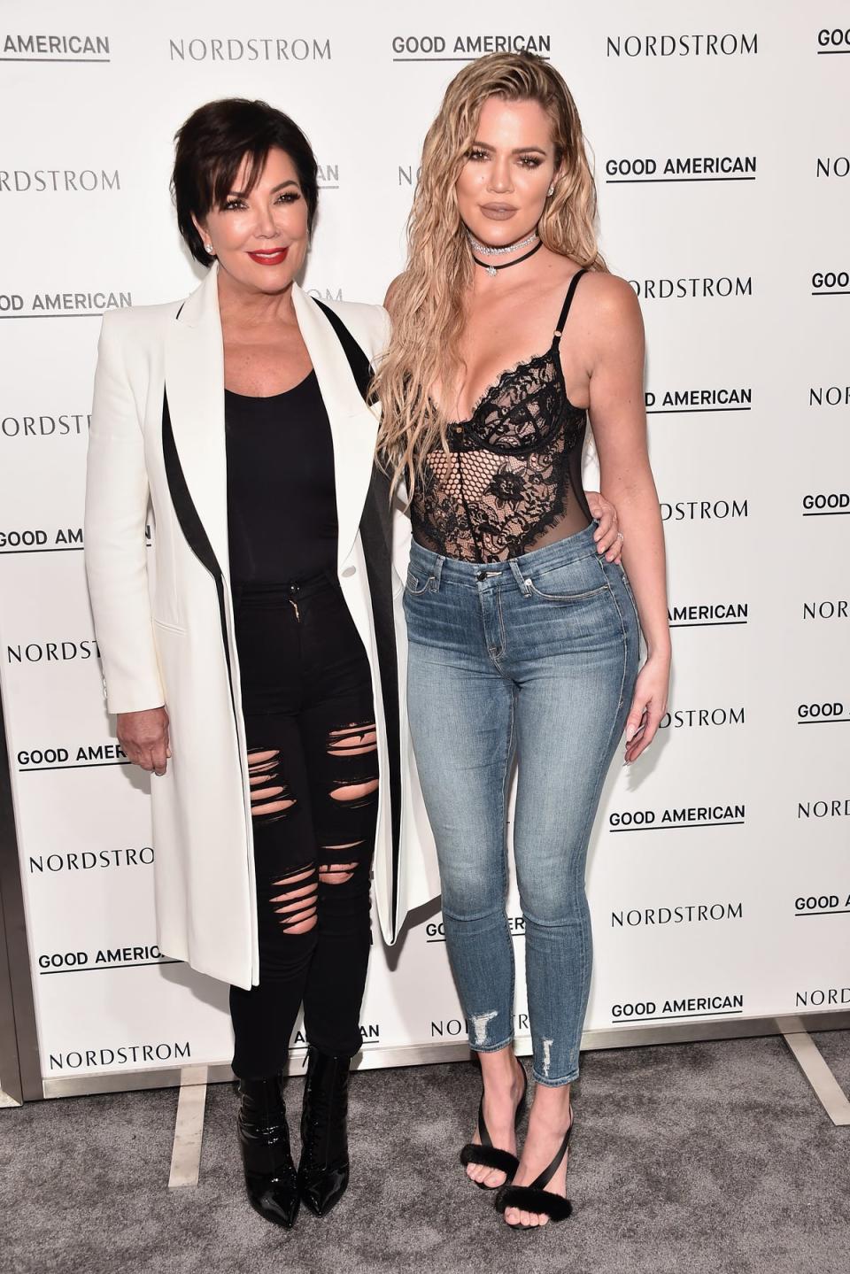 Kris Jenner and Khloe Kardashian pictured together in 2016 (Getty Images)