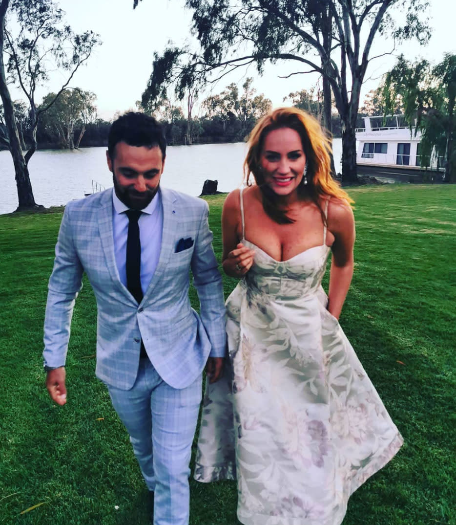 Jules Robinson and Cameron Merchant wedding