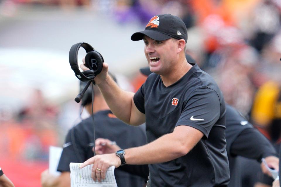 Cincinnati Bengals head coach Zac Taylor, 39, leads a squad that's slightly older than him.