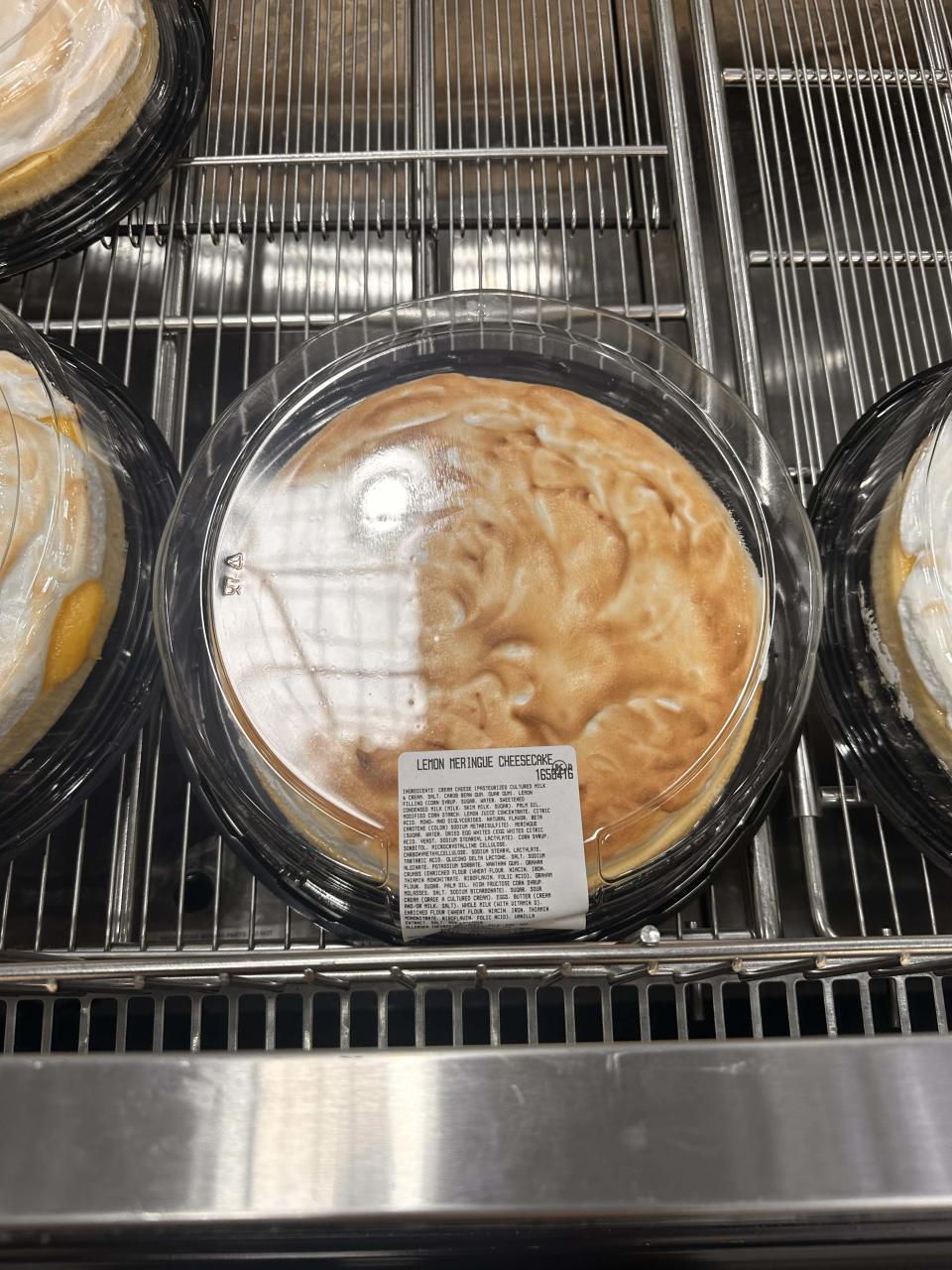 Costco lemon meringue cheesecake (Joe Lamour / TODAY)