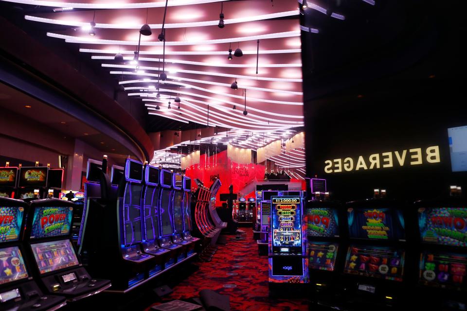 Brand-new slot machines inside the new expanded Desert Diamond West Valley Casino in Glendale.