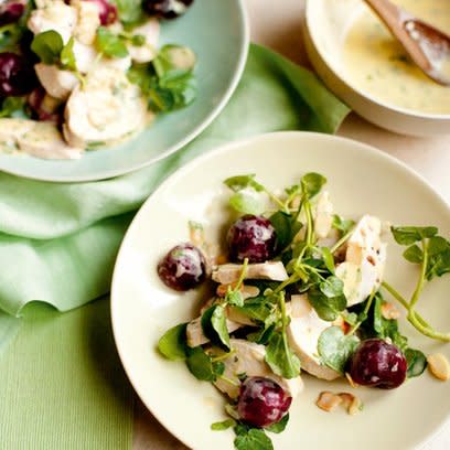 Salad of Chicken, Cherries, Watercress and Almonds With Tarragon: Recipe