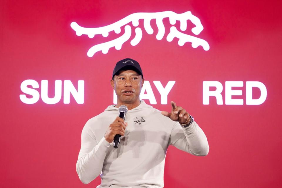 Tiger Woods has launched his new-look brand ‘Sun Day Red’ (Copyright 2024 The Associated Press. All rights reserved)