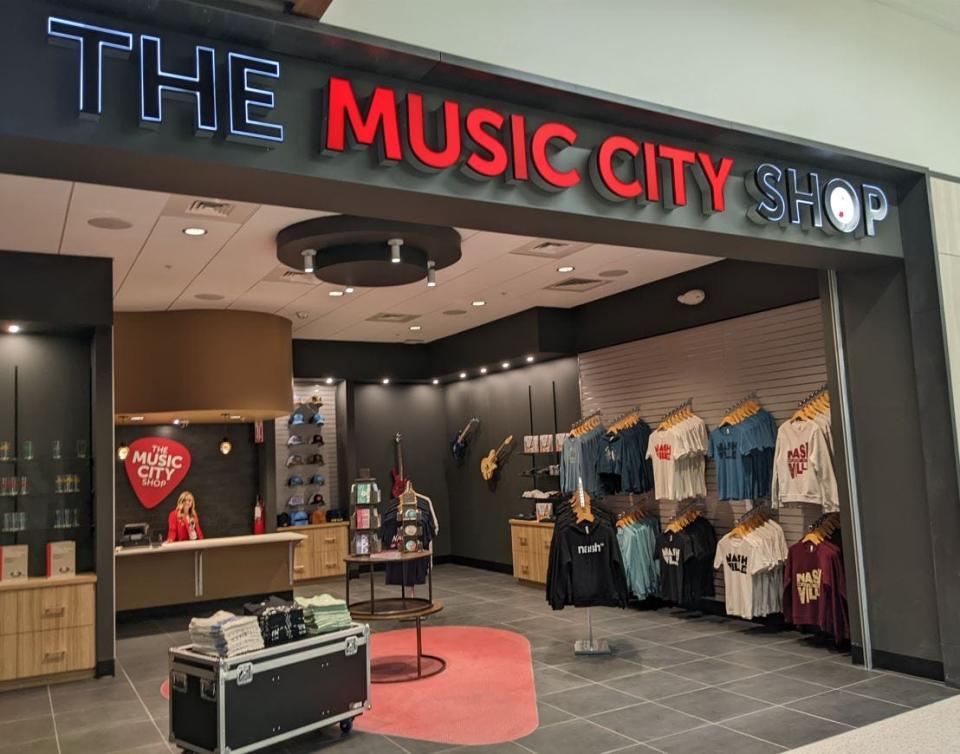 Find that last Nashville-inspired souvenir at The Music City Shop at Nashville International Airport. It opened Jan. 24, 2023.