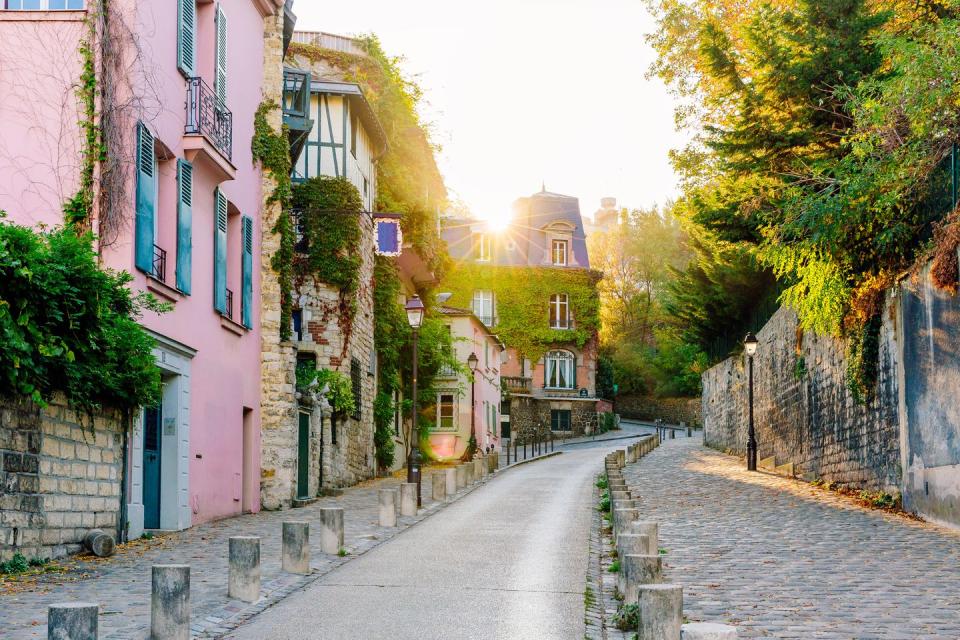 morning in montmartre, paris, france