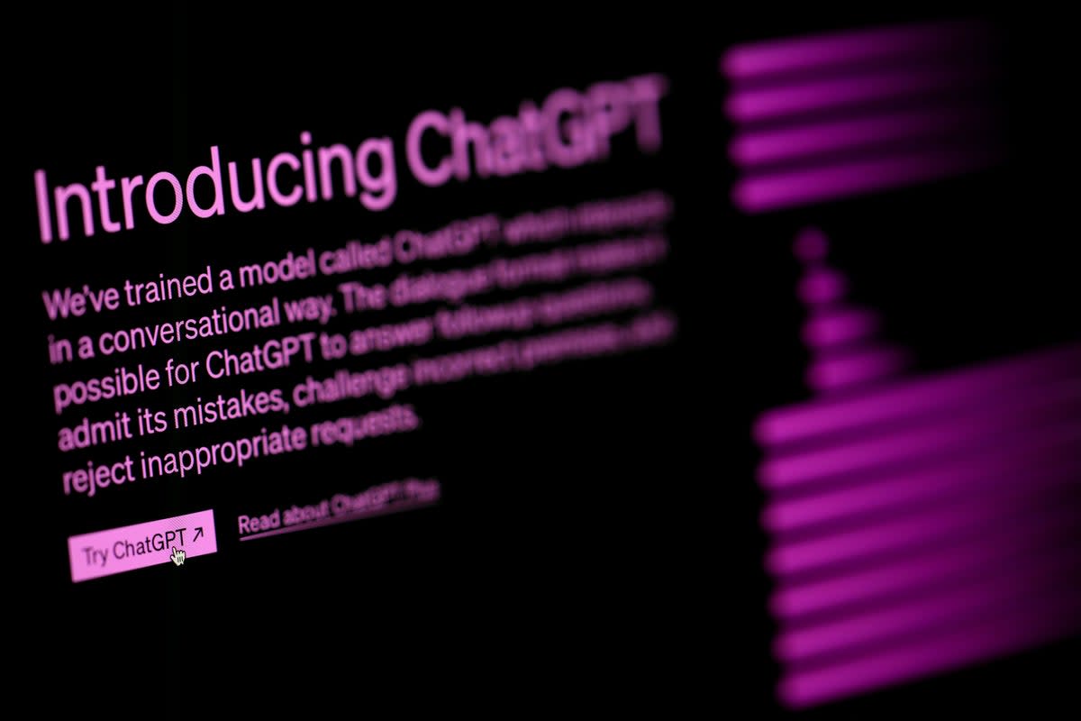 A hacker reportedly gained access to the internal messaging systems of ChatGPT maker OpenAI last year, stealing details about the design of the firm’s AI products (John Walton/PA) (PA Archive)