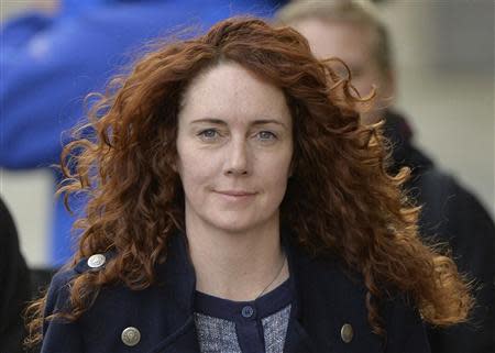 Former News International chief executive Rebekah Brooks arrives at the Old Bailey courthouse in London November 7, 2013. REUTERS/Toby Melville