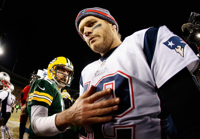 Aaron Rodgers and Tom Brady have Super Bowl dreams, messy