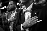 <p>Delegates during the opening of the evening session of the Republican National Convention. (Photo: Khue Bui for Yahoo News)</p>