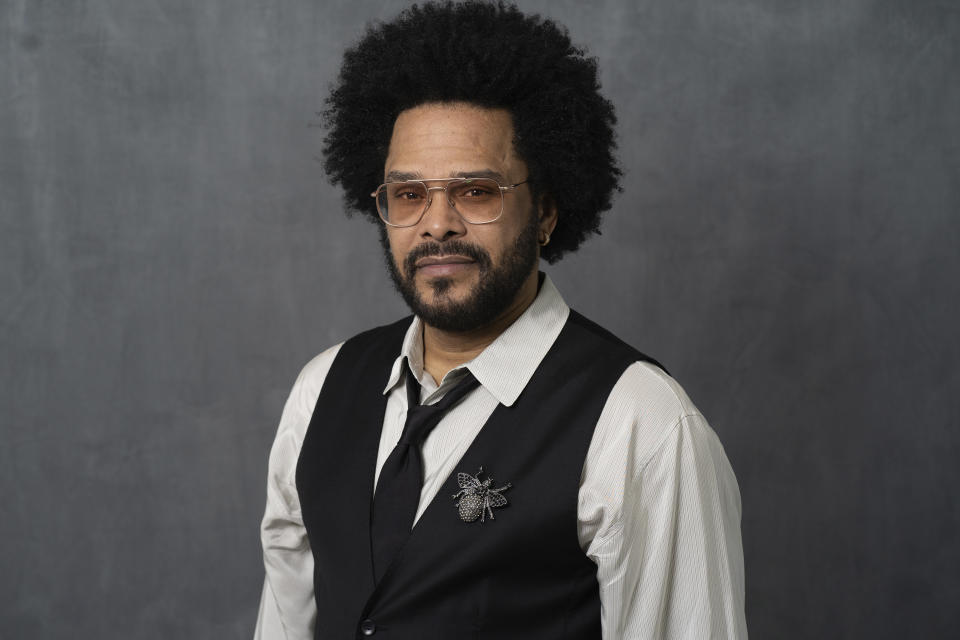 R&B singer Maxwell poses for a portrait in New York on Tuesday, Sept. 19, 2023, to promote his Maxwell’s Urban Hang Suite Cruise, a four-night Norwegian Pearl ocean voyage that will take place February 10-14. (AP Photo/Gary Gerard Hamilton)