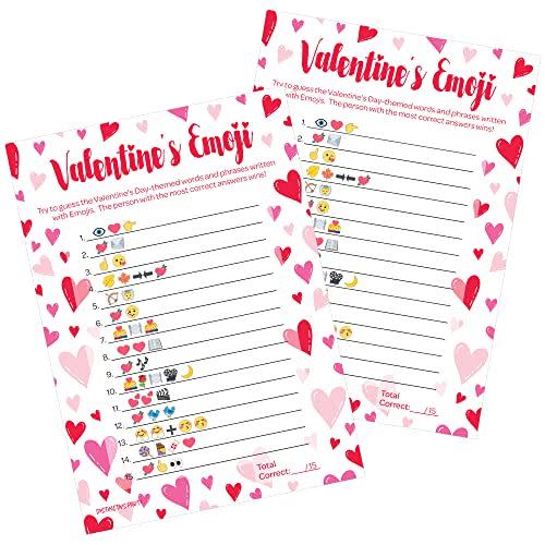 3) Valentine's Day Party Emoji Game