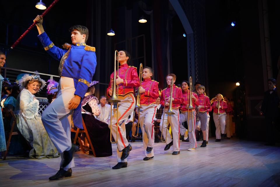 The cast of "The Music Man," on stage at Cocoa Village Playhouse through Feb. 12, 2023. Visit cocoavillageplayhouse.com.