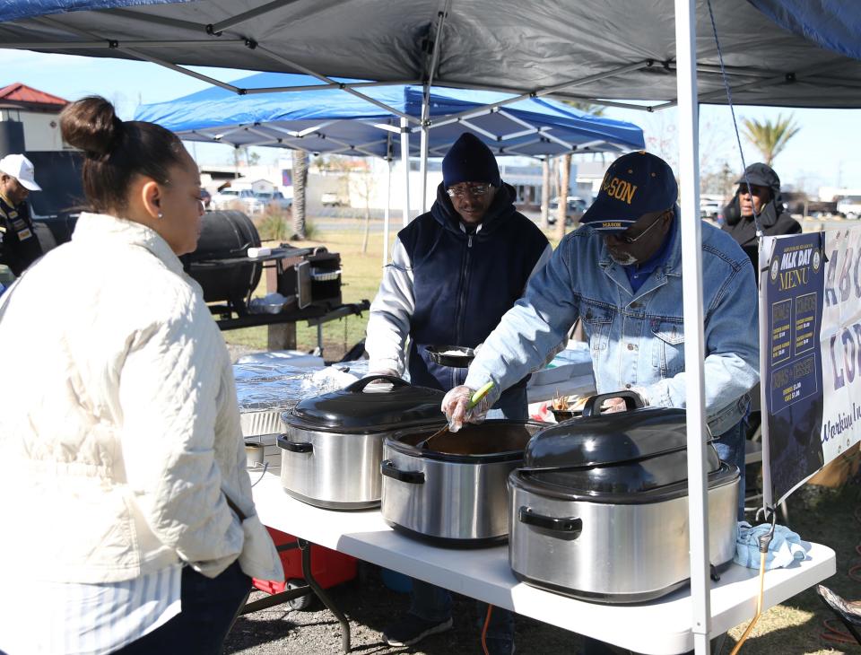 Hundreds celebrate Dr. Martin Luther King Jr. with live entertainment, art and fellowship Jan. 20, 2020, at Sharon J. Sheffield Park in Lynn Haven.