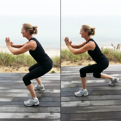 Box Step Squat