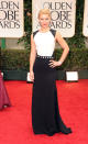 BEVERLY HILLS, CA - JANUARY 15: Actress Claire Danes arrives at the 69th Annual Golden Globe Awards held at the Beverly Hilton Hotel on January 15, 2012 in Beverly Hills, California. (Photo by Jason Merritt/Getty Images)