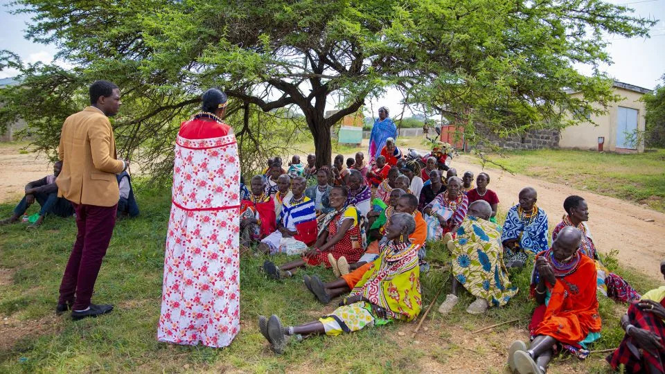 Lawyer Kelvin Kubai meets women who accused BATUK soldiers of rape - Festo Lang/CNN