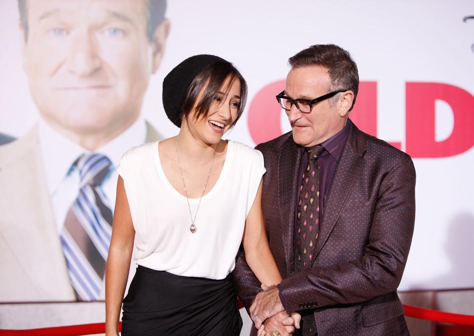 Zelda Williams and her late father Robin Williams (Credit: Getty)