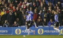 Football - Sheffield Wednesday v Arsenal - Capital One Cup Fourth Round - Hillsborough - 27/10/15 Lucas Joao celebrates scoring the second goal for Sheffield Wednesday Action Images via Reuters / Lee Smith