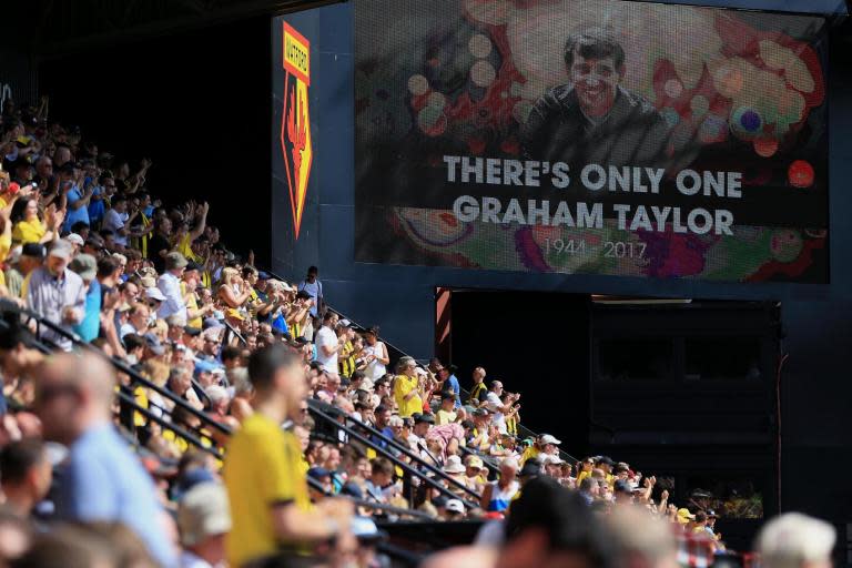 Watford fans to toast Graham Taylor before Burnley match on anniversary of club legend’s death
